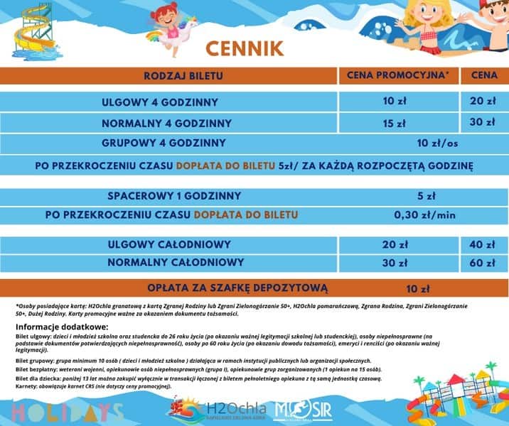 Kąpielisko H2Ochla wreszcie w pełni otwarte!
