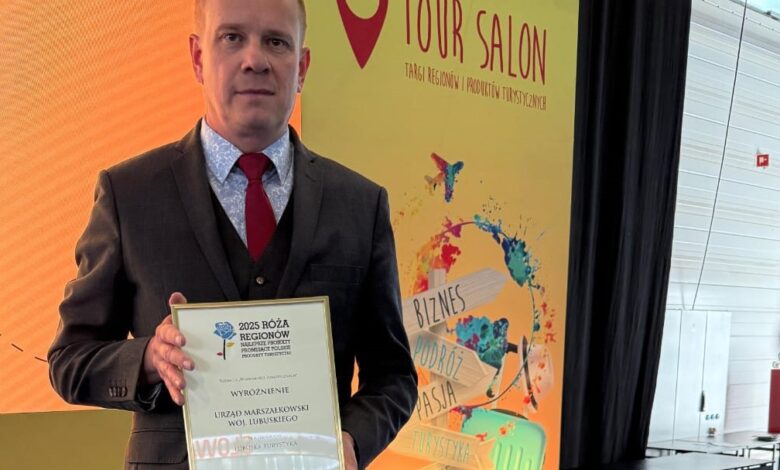 Urząd Marszałkowski Województwa Lubuskiego nagrodzony za promocję regionu na targach turystycznych.